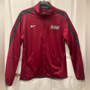 Saint Joseph’s University SJU Embroidered Logo Nike Full Zip Unisex Red Jacket M